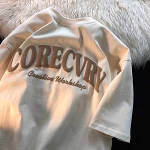 เสื้อยืดแขนสั้นลำลองสำหรับผู้หญิงและผู้ชายเสื้อยืดผ้าฝ้าย100% พิมพ์ลายแบบกำหนดเองพิมพ์ลายสีพื้น - Product Image 4