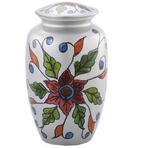 Édition spéciale Fournitures funéraires inférieures Vase pour le stockage des cendres humaines Urne en métal de style américain faite à la main pour la crémation - Product Image 2