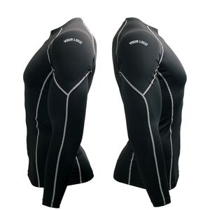 เสื้อผ้าออกกำลังกายของผู้ชายเสื้อรัดรูปผ้าเนื้อนุ่มระบายอากาศได้ดีผลิตตามสั่ง - Product Image 6