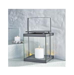 Lanterne traditionnelle en métal sans flamme pour souhaiter prier flottant rivière papier bougie lumière à la main plaqué argent de haute qualité - Product Image 6