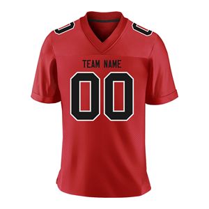 Maillots de football américain imprimés par transfert thermique en gros avec graphiques personnalisés, manches courtes, grandes tailles disponibles - Product Image 1