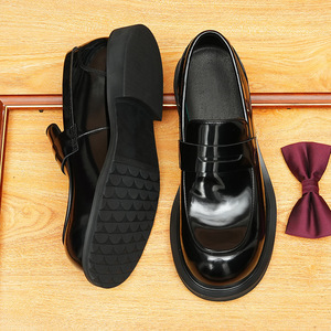 Zapatos de Hombre con Cordones de Cuero Genuino de Alta Calidad, Personalizados, Planos, Elegantes, Modernos, Casuales, Cómodos, Suaves, de Nueva Marca - Product Image 3