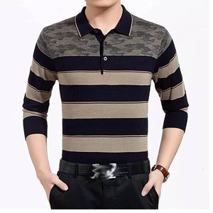 เสื้อยืดกอล์ฟผู้ชายผ้าฝ้าย 100% กันยับ พร้อมโลโก้ปัก แขนสั้น ดีไซน์ลำลอง ขายดี - Product Image 1