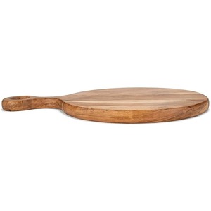 Tabla de cortar de madera de acacia natural, tabla de cortar ecológica para cocinar a diario, bloque de cortar de madera de gran tamaño resistente - Product Image 4