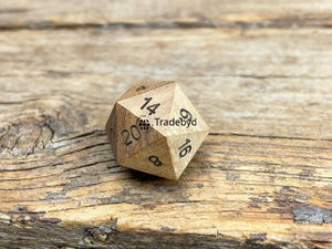 Unique <b>Polyhedral</b> Wooden <b>Dice</b> 7-Piece Set Durable Eco-Friendly Luxury Handmade for RPG Board Games Collectors Tradebyd - Product Image 3