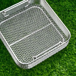 Chất Lượng Tốt Tùy Chỉnh Khử Trùng Tốt Dây Lưới Khay Đính Giỏ Bên Đục Lỗ Với Đục Lỗ Nắp - Product Image 5