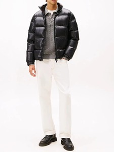 Nouvelle veste bomber matelassée à capuche pour homme, style urbain tendance, personnalisable, en toile et polyester, collection hiver 2026 - Product Image 6