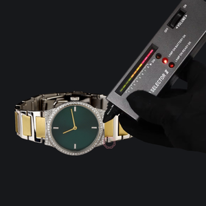 Montre de luxe pour hommes/femmes cultivé en laboratoire naturel D VVS Moissanite diamant formel/décontracté tous les jours bureau vêtements professionnels cadran verre - Product Image 5