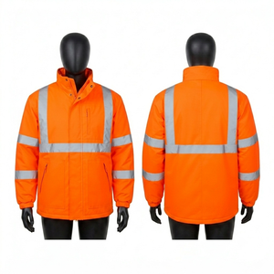 320 GSM Premium Softshell Polyester Womens Work <b>Jacket</b> Fluorescent Yellow Navy Panel Safety Wear Custom Logo - Product Image 4