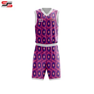100% polyester uniforme de basket-ball de haute qualité personnalisé uniforme de basket-ball de sports de plein air - Product Image 5
