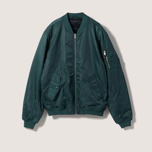 Chaqueta de equipo universitario personalizada de alta calidad para hombre, estilo bombardero de Cachemira suave, soporte de cierre a presión para uniformes universitarios informales de invierno - Product Image 1