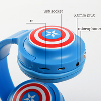 TK superventas Hero Theme auriculares inalámbricos caja multicolor auriculares Insertar tarjeta 3,5mm enchufe auriculares multiusos