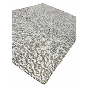 พรมลายเรขาคณิต Abrash ADWV-13047 ทำจากขนสัตว์และใยวิสโคส สีเขียว สำหรับใช้ในบ้าน - Product Image 2