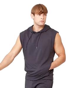 Camiseta sin Mangas con Capucha para Hombre, Estilo Atlético, Ajustada, para Gimnasio, Estilo Urbano, Informal, para Entrenamiento - Product Image 3