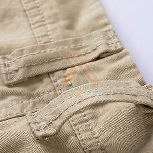 Pantalones Cortos Cargo para Hombre, Nuevo Estilo, Logotipo Personalizado, Color Sólido, Hechos en Pakistán - Product Image 4