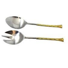 Juego de Cubiertos Clásicos de Acero Inoxidable para Servir Ensaladas, para Uso Doméstico y en Restaurantes, Diseñados para una Mayor Durabilidad - Product Image 4