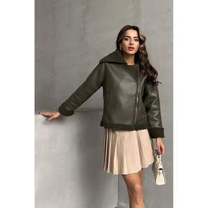 Chaquetas de Cuero para Mujer con Cierre, Producto al por Mayor - Product Image 5