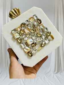 Bolso de mano de resina hecho a mano clásico - Product Image 2