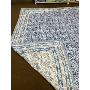 Designer Coverlet Made in Indian Hand Block Print Cotton Luxury Queen <b>Size</b> Rajai Bedding Jaipuri Floral Printed <b>Quilts</b> - Product Image 4
