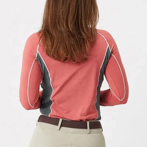 Ropa ecuestre Racing Show Shirt Lady Compresión Top Competición Camisa de equitación Manga corta Camisa de capa base - Product Image 2