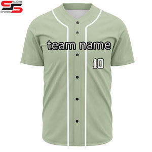 Camisetas de Béisbol Personalizadas con Botones, Sublimadas, Económicas, Bordadas con Botones Completos - Product Image 6