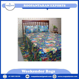 Best Selling Products Indian Cotton Kantha <b>Quilt</b>: Vintage Beauty - Handcrafted Patchwork <b>Quilts</b> Wholesale Collection - Product Image 2