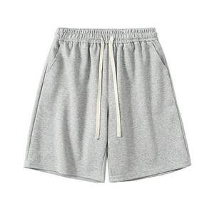 100% Cotton <b>Men's</b> Casual <b>Shorts</b> Breathable Knitted Design Customizable Logo Solid <b>Pattern</b> Various Styles Fabrics ODM Available - Product Image 2