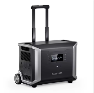 Estación de Energía Solar Portátil de 3600W y 3430Wh, Sistema de Almacenamiento de Energía con Batería de Respaldo para el Hogar LiFePO4 con Carga Rápida - Product Image 1