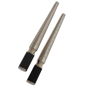 Bâton de mandrin en aluminium universel 1 à 36 et 41 à 76 avec poignée en caoutchouc supérieure finition chromée pour outils de fabrication d'anneaux - Product Image 1