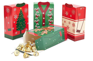 Thứ Cb-297 Tùy Chỉnh Cung Cấp OEM Giáng Sinh Áo Len Chủ Đề Hình Thiết Kế Hộp Quà Tặng Kẹo Hộp Trong Kỳ Nghỉ Mùa Đông - Product Image 4