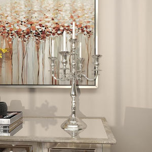 Fournisseurs en gros de bougeoir décoratif en métal aluminium candélabre argenterie bougeoir au meilleur prix - Product Image 3