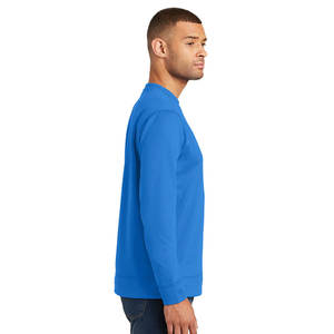 Sweat-shirt graphique surdimensionné bleu pour hommes, lettres tendance imprimées, manches longues, coton, haut de sport hip-hop, vêtements pour hommes, sweat-shirt - Product Image 3