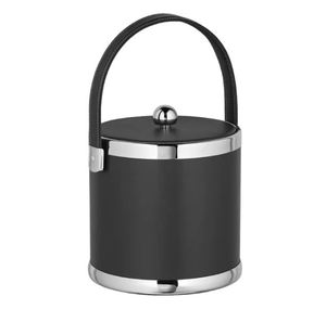 Stylish Black Iron <b>Coal</b> Bucket in Durable Steel with Unique Round Shape Perfect for Indoor Use and Decor - Product Image 5