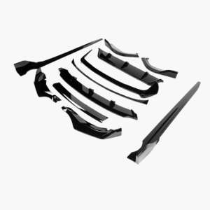Kit de Carrocería Exterior Estilo M Sport en Negro Brillante ABS, Alerón Delantero, Faldones Laterales, Difusor Trasero para <span class=keywords><strong>BMW</strong></span> <span class=keywords><strong>X5</strong></span> G05 2019 <span class=keywords><strong>2022</strong></span> - Product Image 2