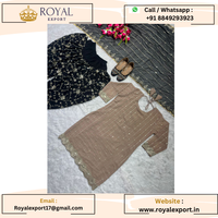 Nouvelle collection tendance de Patiyala Dhoti avec broderie lourde par Royal Export