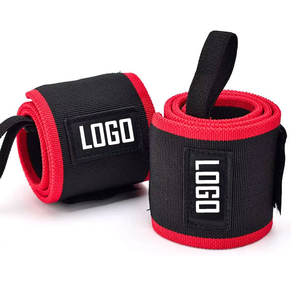 Muñequera de gimnasio de elasticidad súper fuerte, logotipo personalizado, ropa de seguridad resistente para Fitness, levantamiento de pesas, muñeca para adultos - Product Image 5
