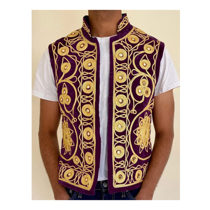 Gilets et gilets de cérémonie de style traditionnel de haute qualité pour hommes, tissu décontracté avec décoration de logo personnalisé - Product Image 1