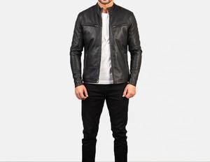 แจ็คเก็ตหนังผู้ชายสไตล์ลำลองแบบมีซิปสำหรับฤดูใบไม้ร่วงและฤดูหนาว แจ็คเก็ตหนังแฟชั่นแขนยาวสำหรับผู้ชาย แจ็คเก็ตผู้ชายรุ่นล่าสุด - Product Image 5