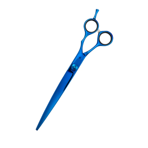 กรรไกรตัดขนสัตว์เลี้ยงแบบปรับได้กรรไกรตัดขนสัตว์เลี้ยงแบบตรงเคลือบสีน้ำเงิน - Product Image 6