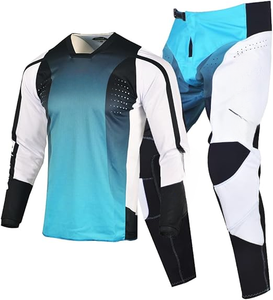Vêtements de moto, équipement de motocross de qualité supérieure, ensemble maillot et pantalon MX, combinaison de course pour moto tout-terrain - Product Image 4