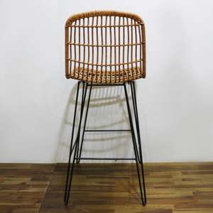 Comhome-Durable Plastic Rattan Lounge <b>Chair</b> with Built-in Storage and Matching Cushions for Stylish <b>Comfort</b> - Product Image 5