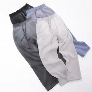 Designer Custom Luxury Men's Canvas Casual <b>Straight</b> <b>Leg</b> Sweatpants Elastic Waist Breathable Spandex/Cotton Custom Logo Waist - Product Image 2