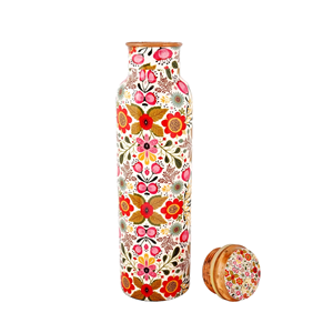 Haute Qualité Unisexe Direct Potable En Acier Inoxydable Gobelet Personnalisé Cuivre Bouteille Couvercle À La Main En Métal Nouveau Design Taille Régulière - Product Image 1