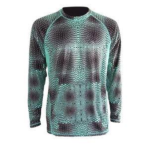 Maillots de pêche toutes couleurs grande taille à la mode à séchage rapide de qualité professionnelle, sublimation, protection du maillot uni vierge respirant - Product Image 5