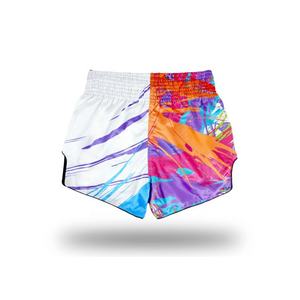 กางเกงชกมวยแฟร์เท็กซ์คุณภาพสูง ผลิตตามสั่ง ดีไซน์ระดับ OEM สำหรับผู้ใหญ่ บริการออกแบบ กางเกงฝึกซ้อมมัลติสปอร์ต มวยไทย คิกบ็อกซิ่ง - Product Image 5