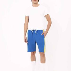 Pantalones cortos de entrenamiento de gimnasio de buena calidad para hombres, material de poliéster de algodón hecho a medida, pantalones cortos de colores sólidos para hombres - Product Image 1