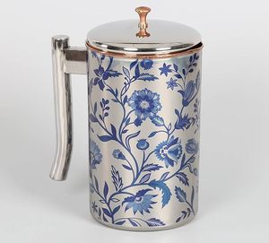 Wholesale Best Price Copper Water Jug with Eco-Friendly Glasses Customized Printed Restaurant Hotel Drinking Use Metal Material - Product Image 3