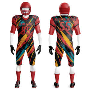 OEM logotipo personalizado uniforme de fútbol americano transpirable secado rápido Jersey bordado sublimación nuevo diseño de talla grande conjuntos unisex - Product Image 6
