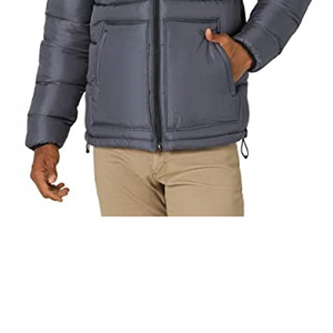 Men's Hooded Puffer Jacket Classic <b>Quilted</b> Winter Breathable Eco-Friendly Business Casual Outerwear Customizable Pakistan - Product Image 5