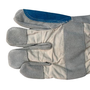 Guantes de cuero XL personalizados al por mayor para trabajos de protección de seguridad soldadura personalizable necesidades de protección de manos y brazos del fabricante - Product Image 6
